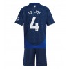 Baby Fußballbekleidung Manchester United Matthijs de Ligt #4 Auswärtstrikot 2024-25 Kurzarm (+ kurze hosen)